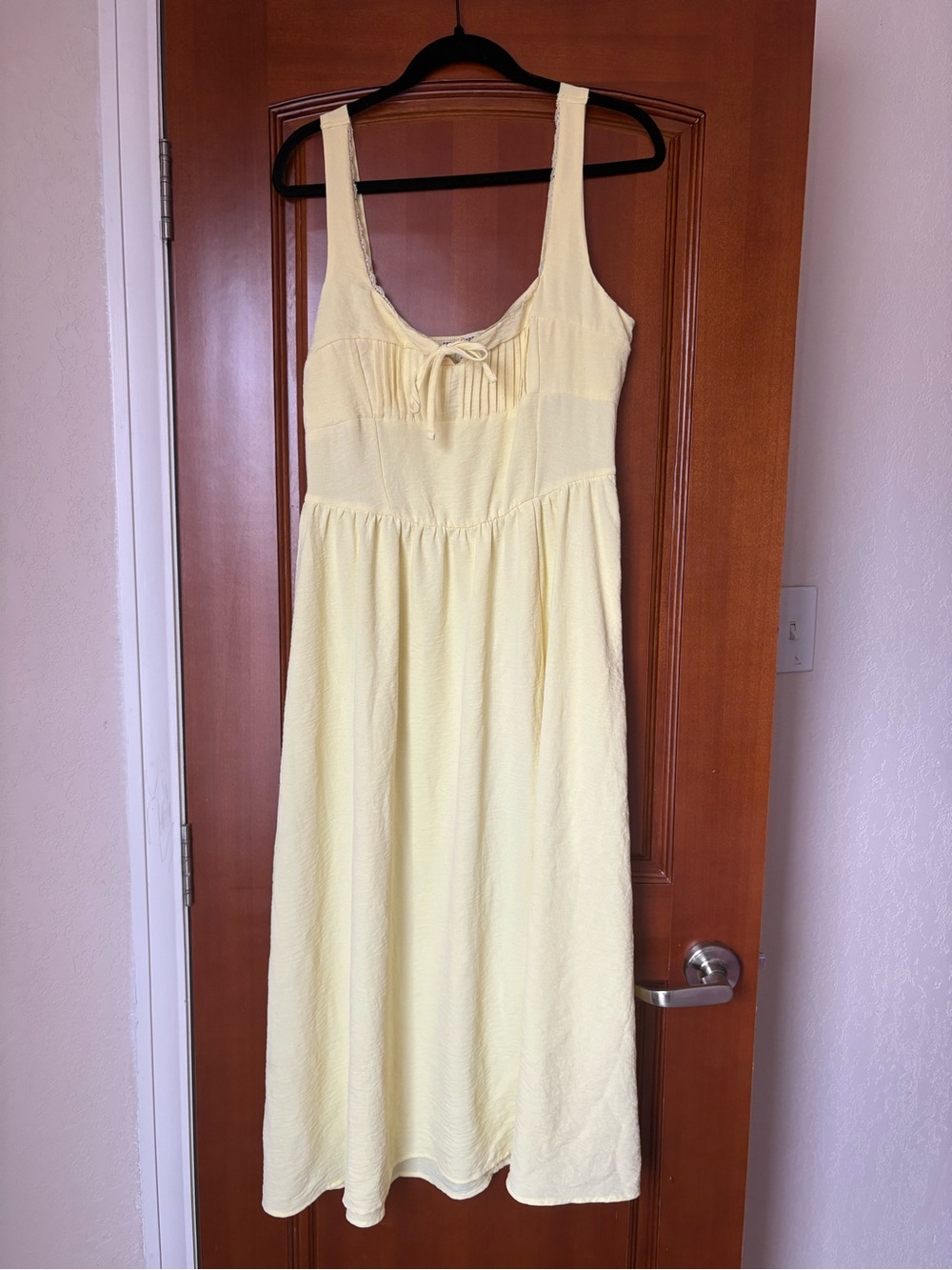 Women’s Yellow Summer Sundress - Soft Sleeveless